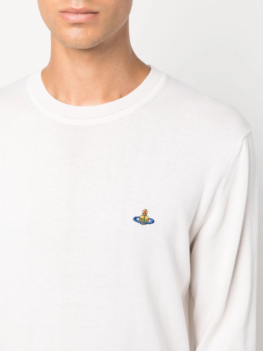 Pulover tricotat Vivienne Westwood neutru - Img 5