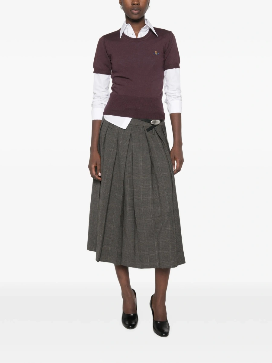 Pulover tricotat Vivienne Westwood violet - Img 2