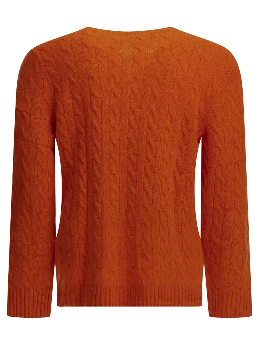 Pulover Wool and cashmere crew-neck sweater with logo - Img 2