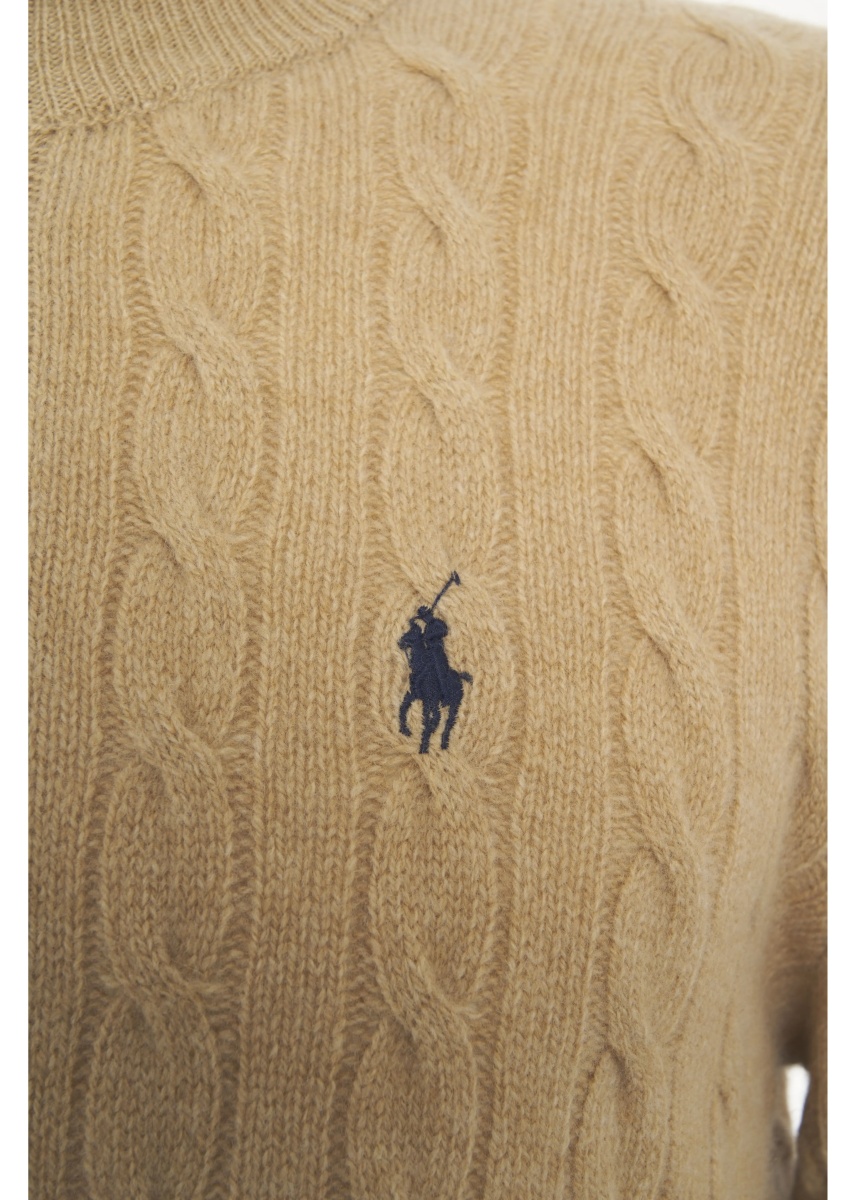 Pulovere Knit sweater with logo embroidery - Img 4