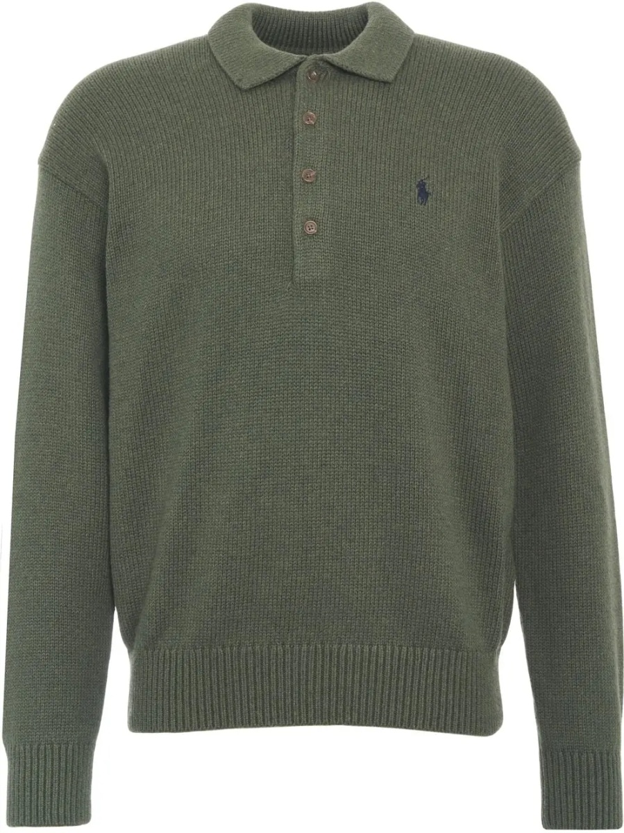 Pulovere Sweater with polo collar - Img 2