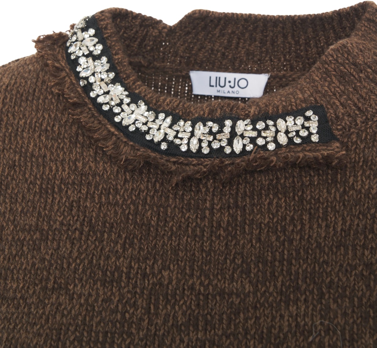 Pulovere Sweater with rhinestone application - Img 4