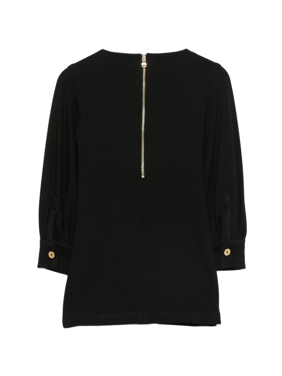 Rochie casual Balmain neagra din poliamida si elastan - Img 2