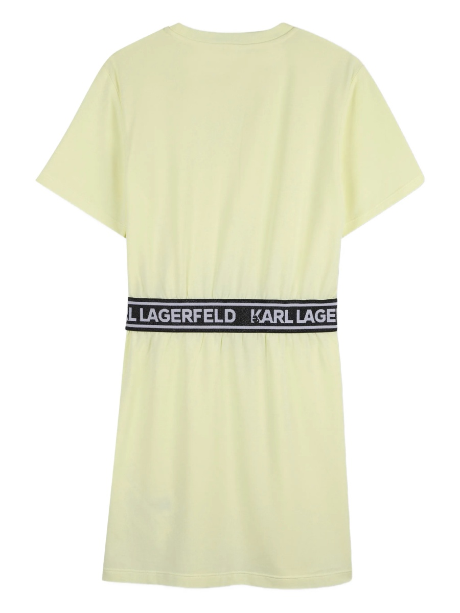 Rochie casual Karl Lagerfeld galbena - Img 2