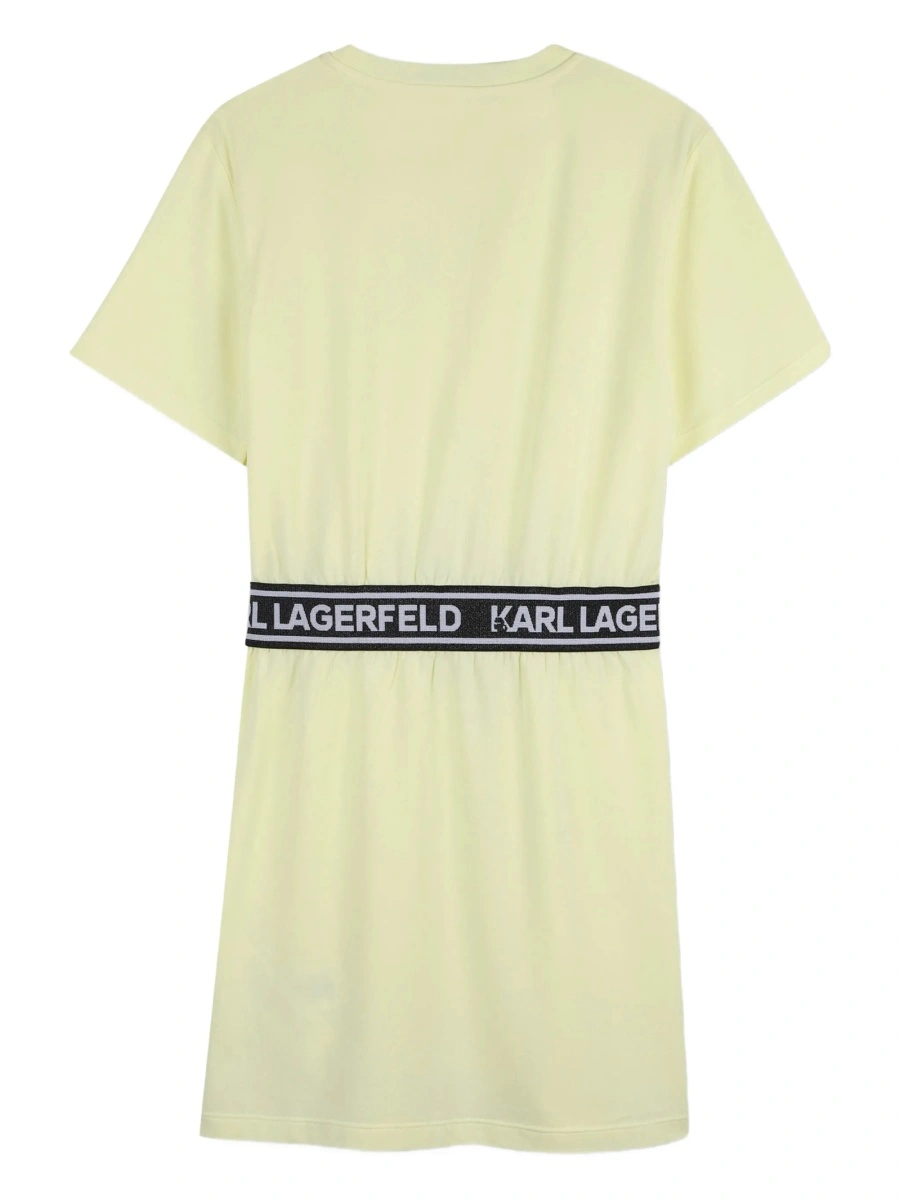 Rochie casual Karl Lagerfeld galbena - Img 2