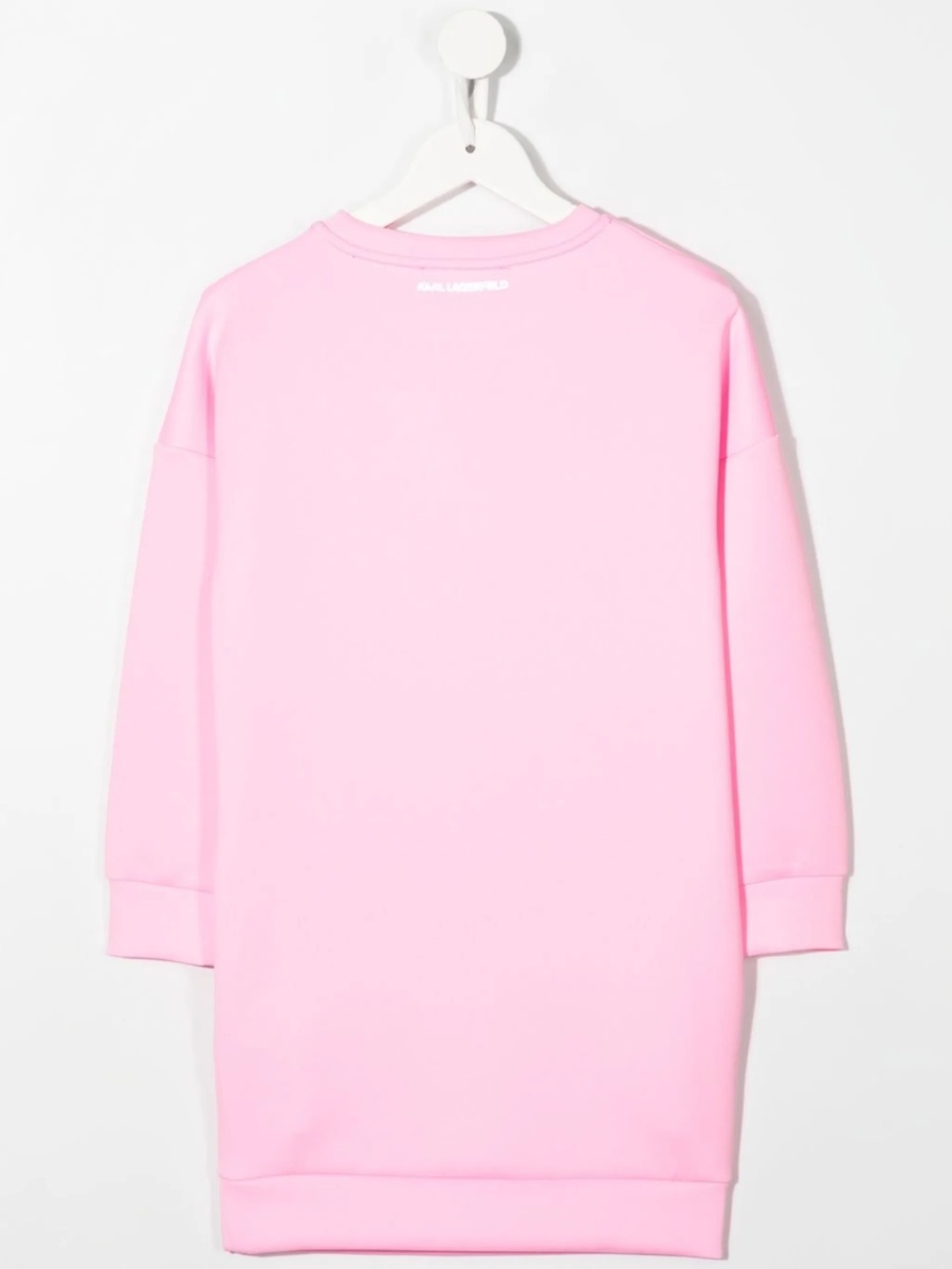 Rochie casual Karl Lagerfeld roz - Img 2
