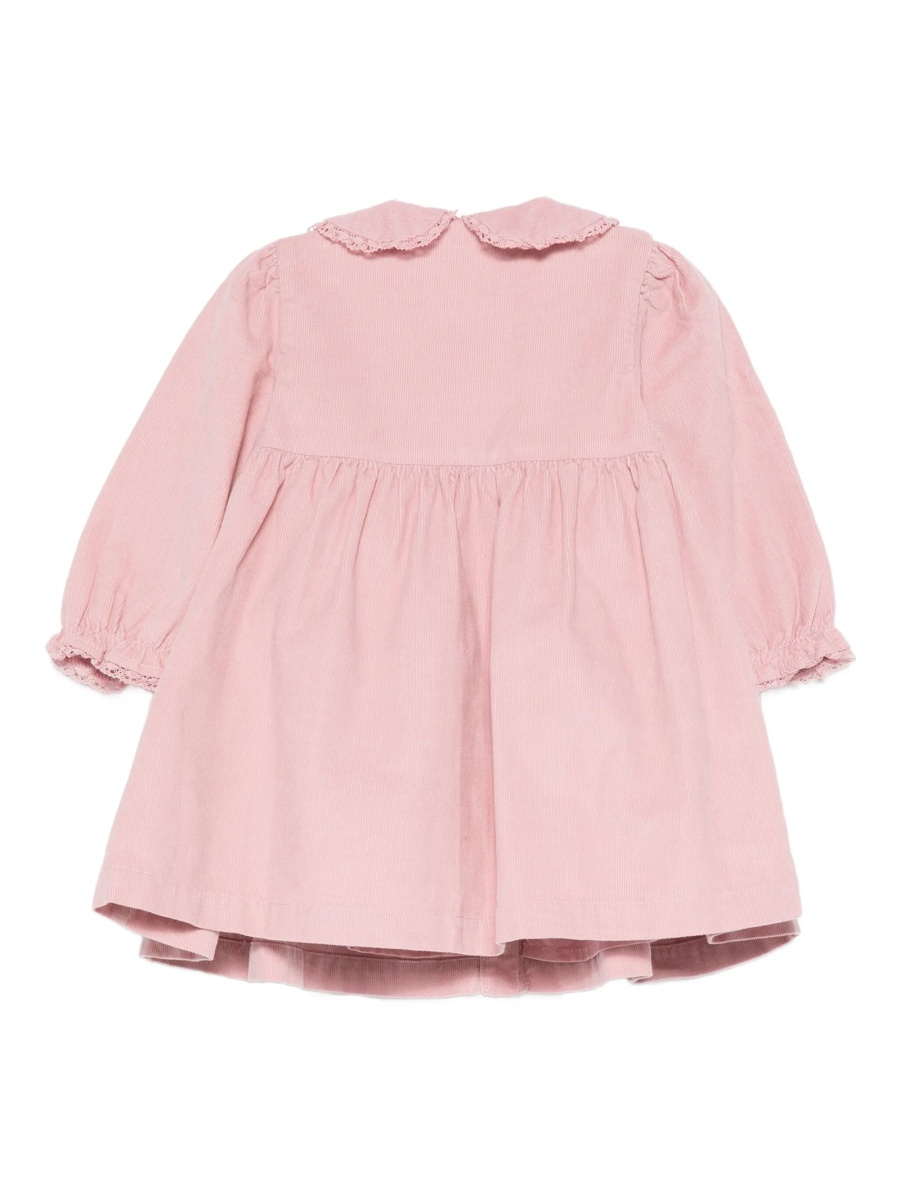 Rochie casual Tartine et Chocolat roz din bumbac - Img 2