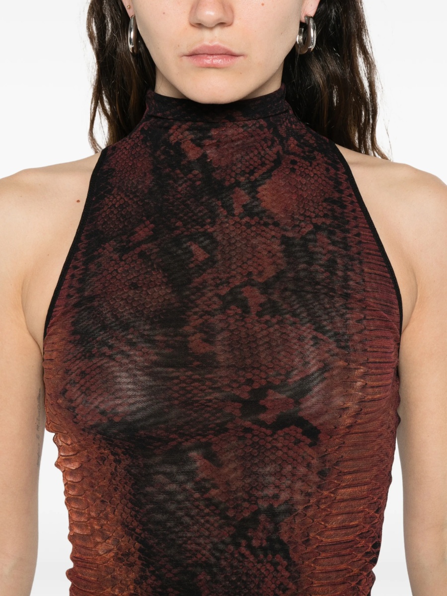 Rochie de ocazie Jean Paul Gaultier maro - Img 5