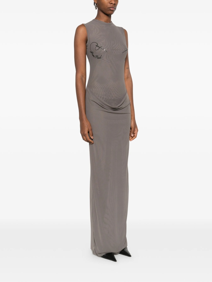 Rochie de ocazie Jean Paul Gaultier verde - Img 3