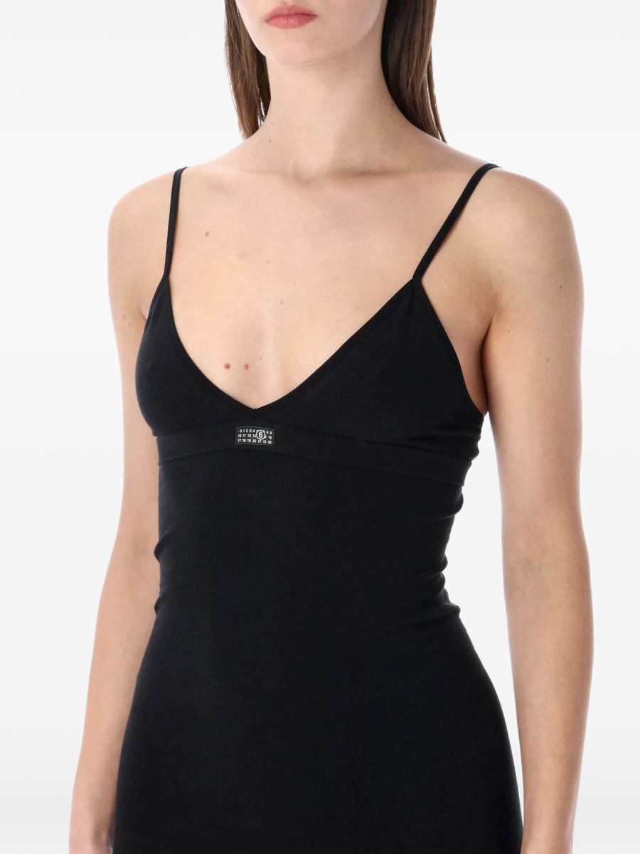 Rochie de ocazie MM6 Maison Margiela neagra - Img 3