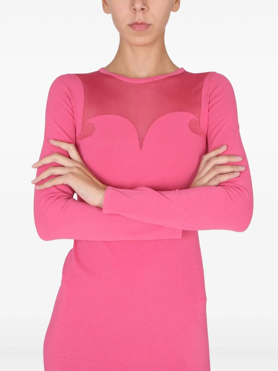 Rochie de ocazie Moschino roz - Img 4