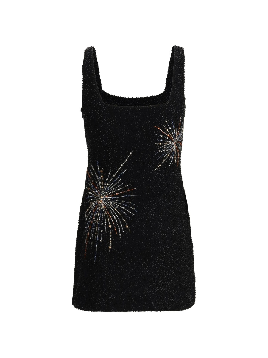 Rochie de ocazie STAUD neagra din raion si spandex/elastan - Img 2