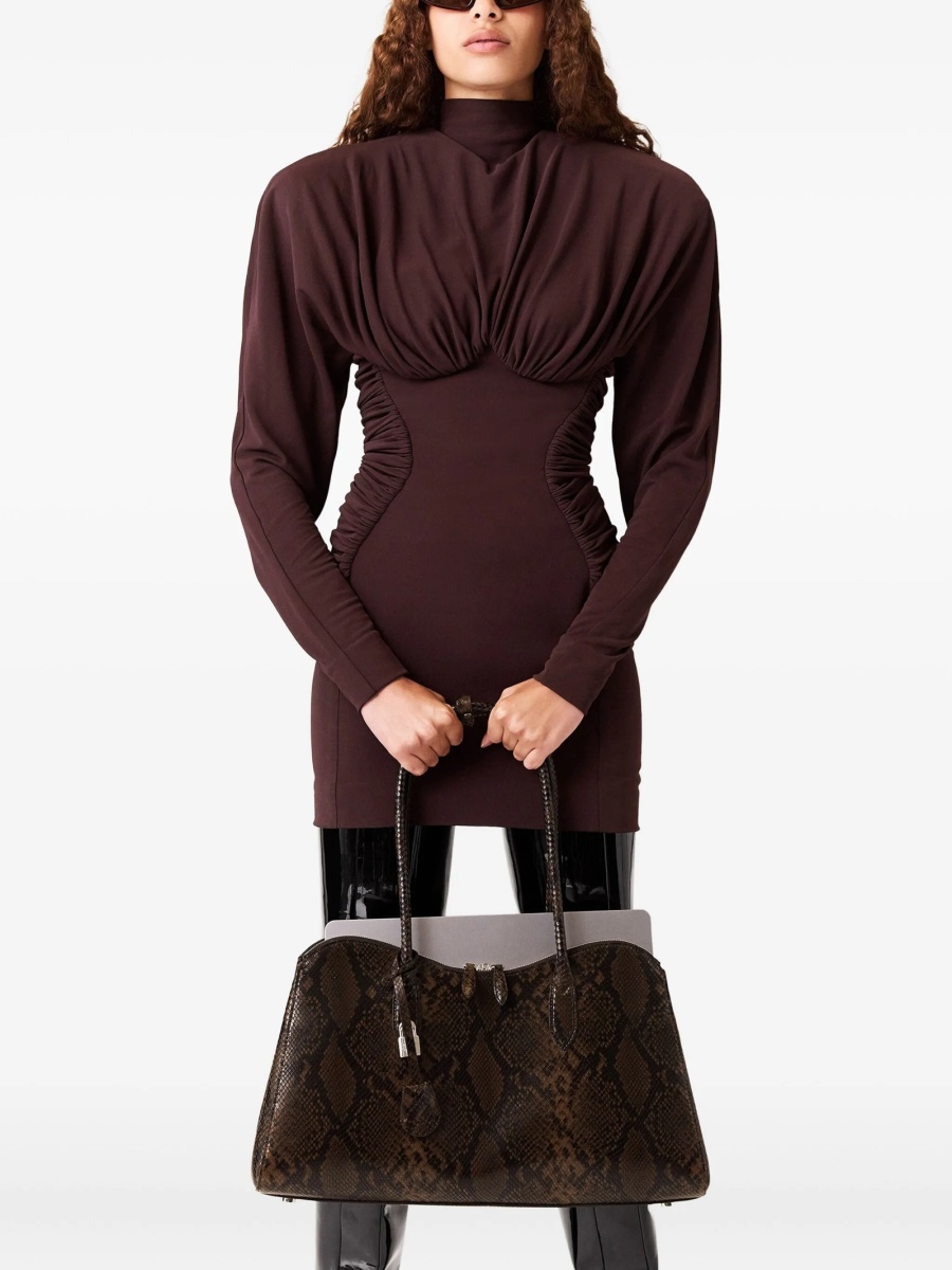 Rochie de ocazie Stella McCartney maro - Img 4