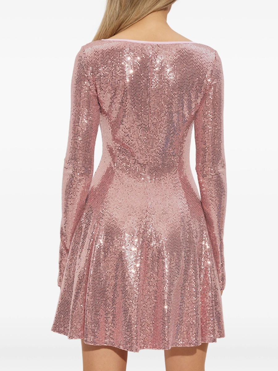 Rochie de ocazie Versace Jeans Couture roz - Img 4