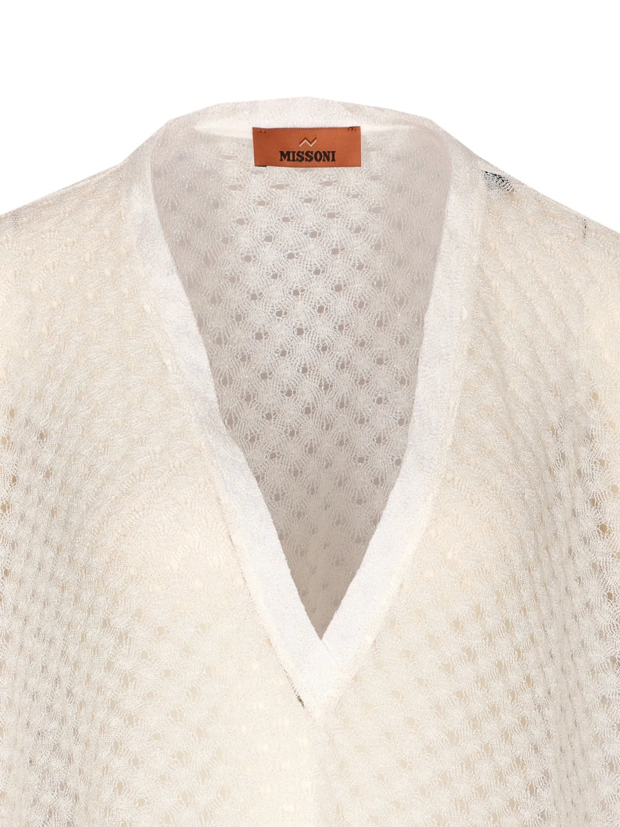 Rochie de plaja MISSONI BEACHWEAR alba - Img 4