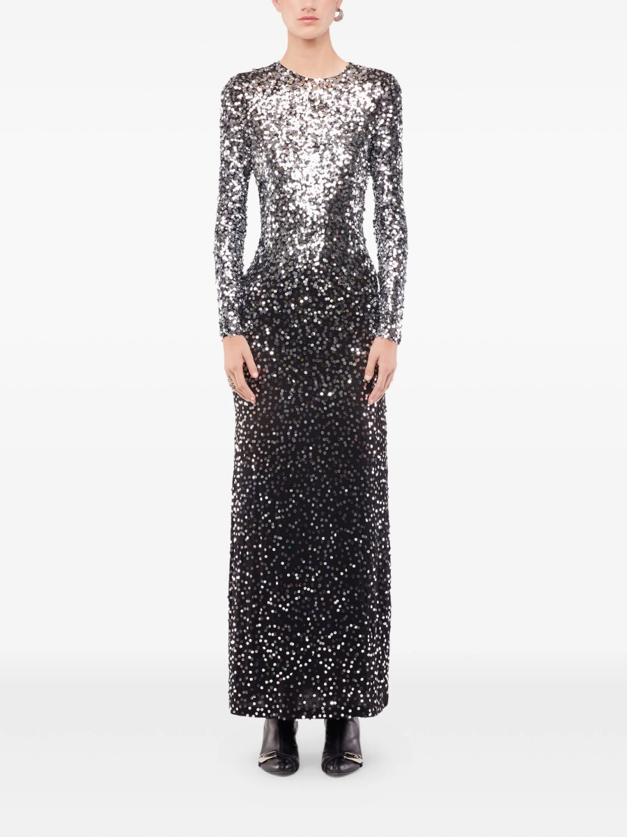 Rochie de seara RABANNE argintie - Img 2