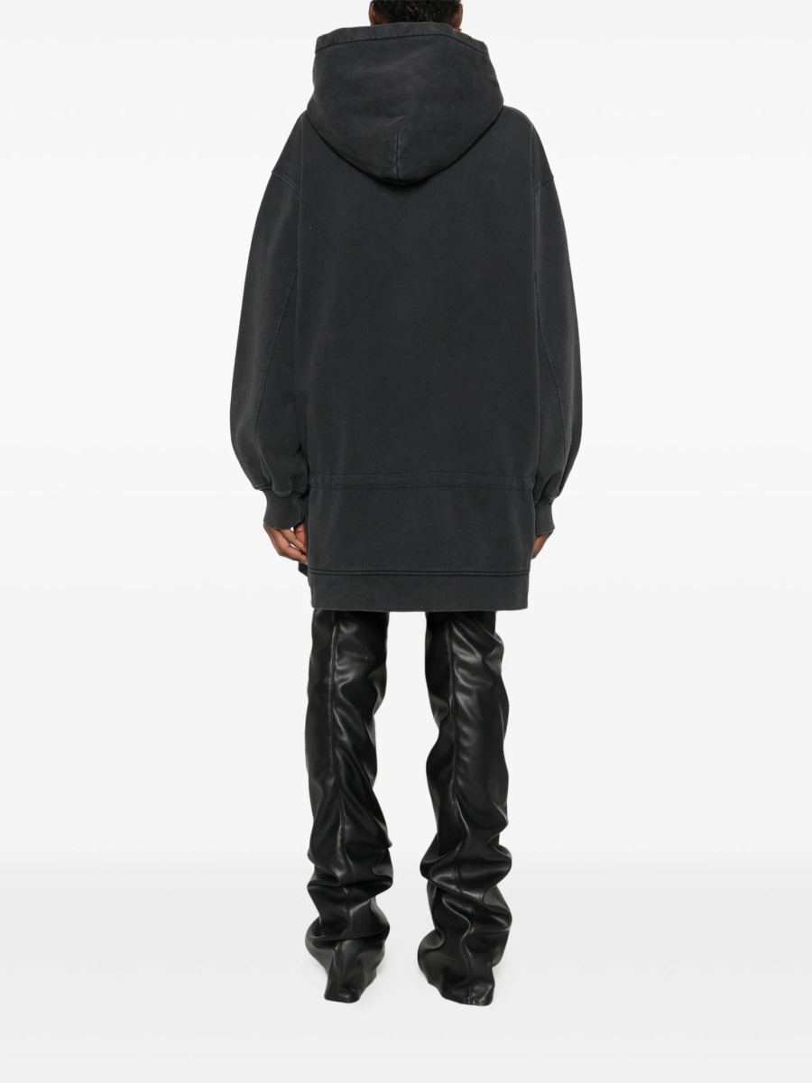 Rochie de zi Alexander Wang neagra din bumbac - Img 4