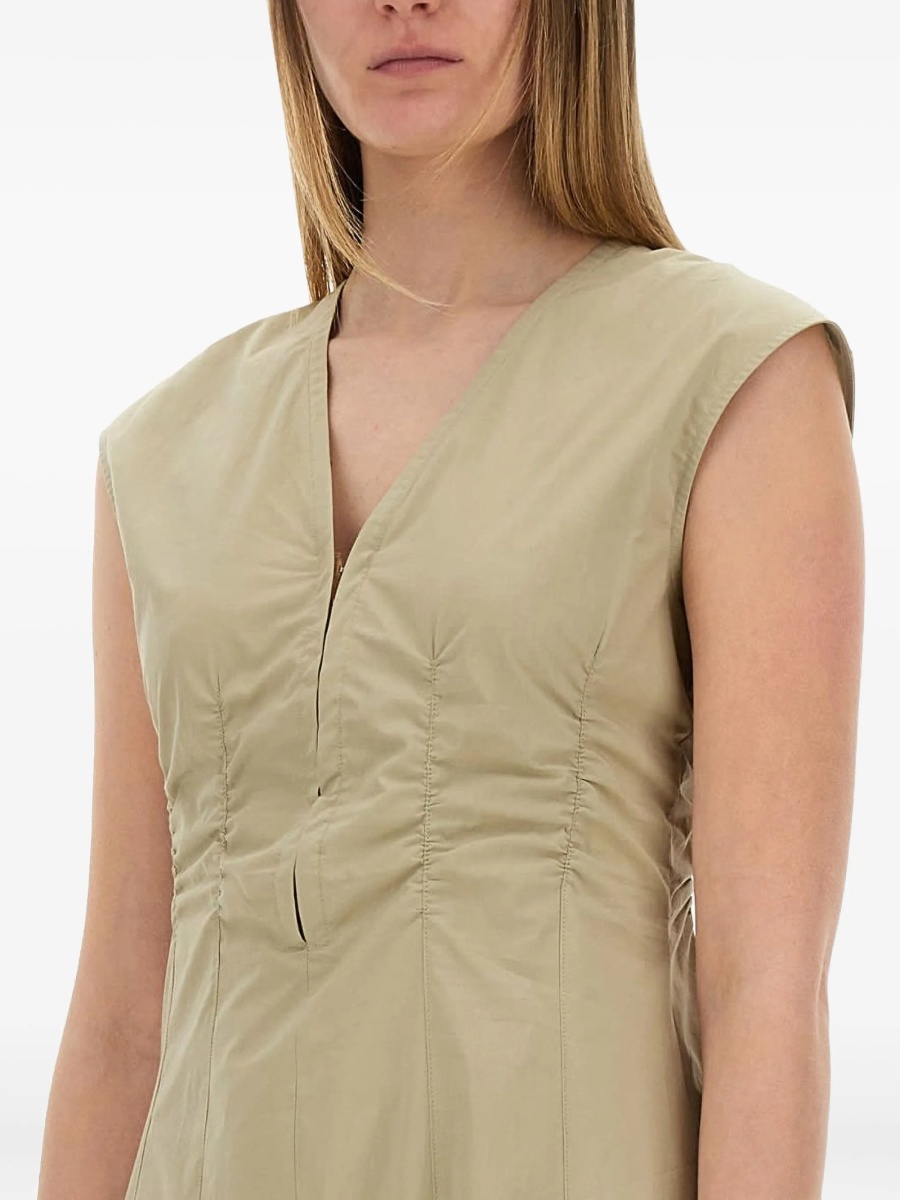 Rochie de zi ALYSI verde - Img 4