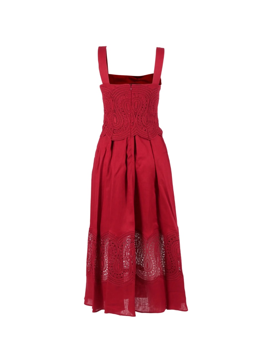 Rochie de zi Clips rosie - Img 2