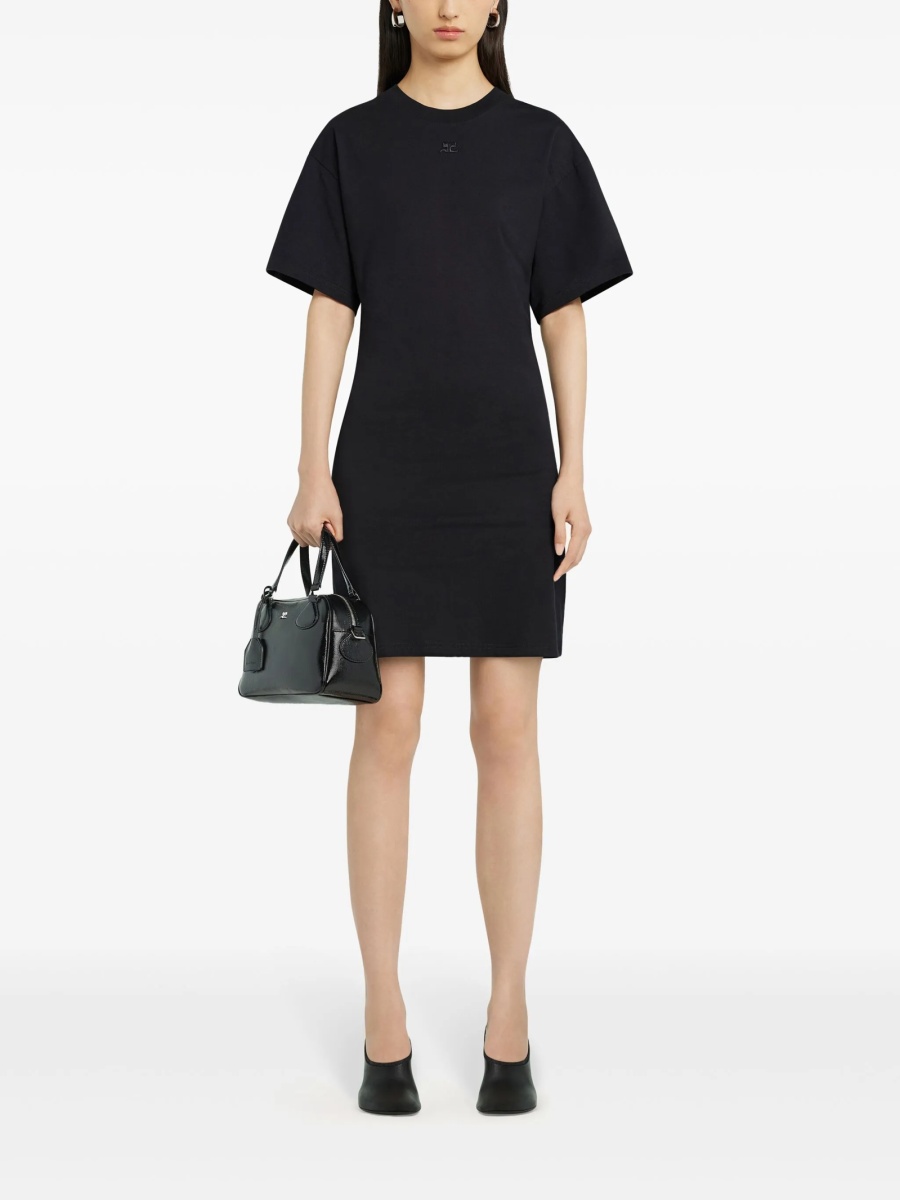 Rochie de zi COURRÈGES neagra - Img 2