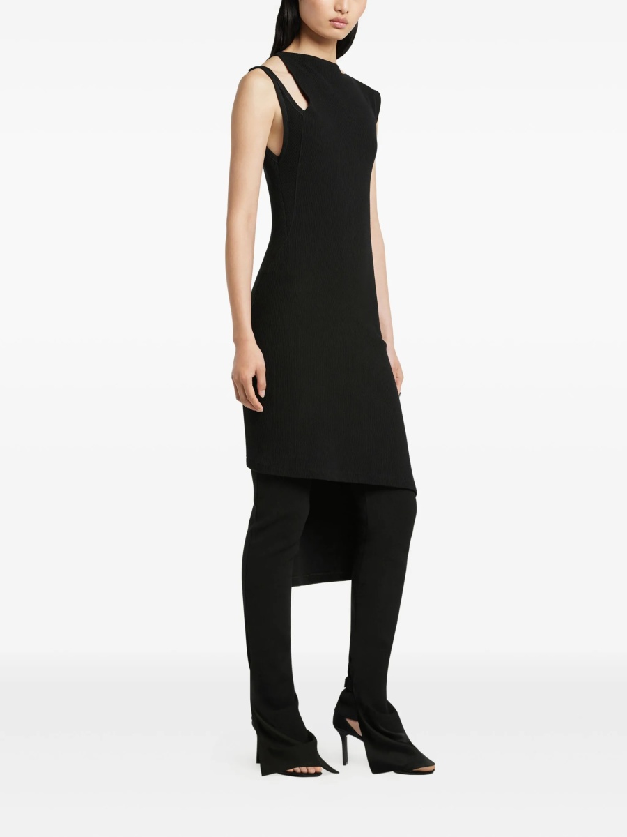 Rochie de zi COURRÈGES neagra - Img 4