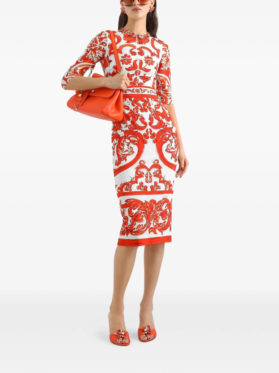 Rochie de zi Dolce &amp; Gabbana alba - Img 2