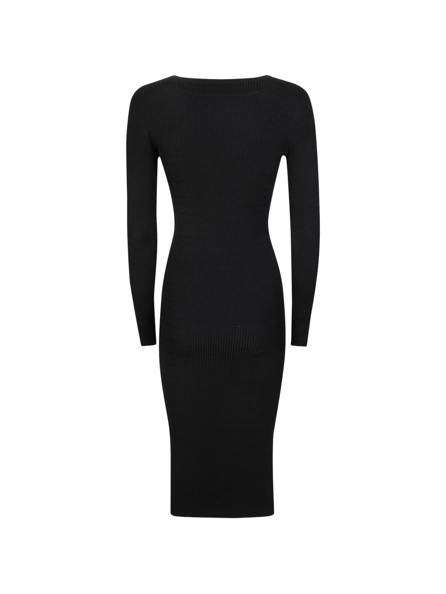 Rochie de zi Elisabetta Franchi neagra - Img 2