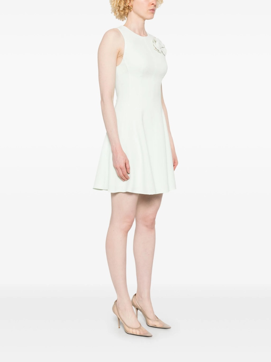 Rochie de zi Elisabetta Franchi verde din acetat si vascoza - Img 3