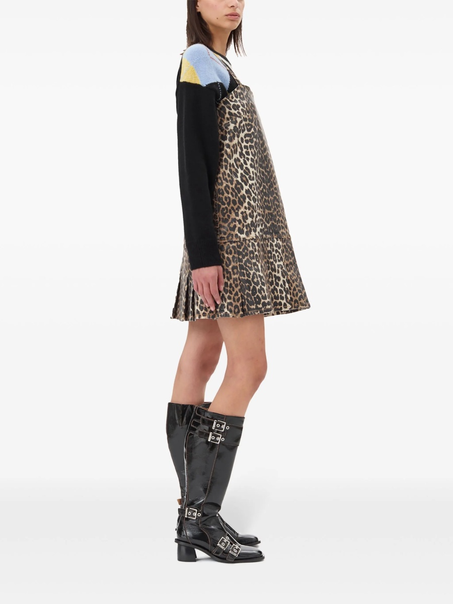 Rochie de zi Ganni maro - Img 3