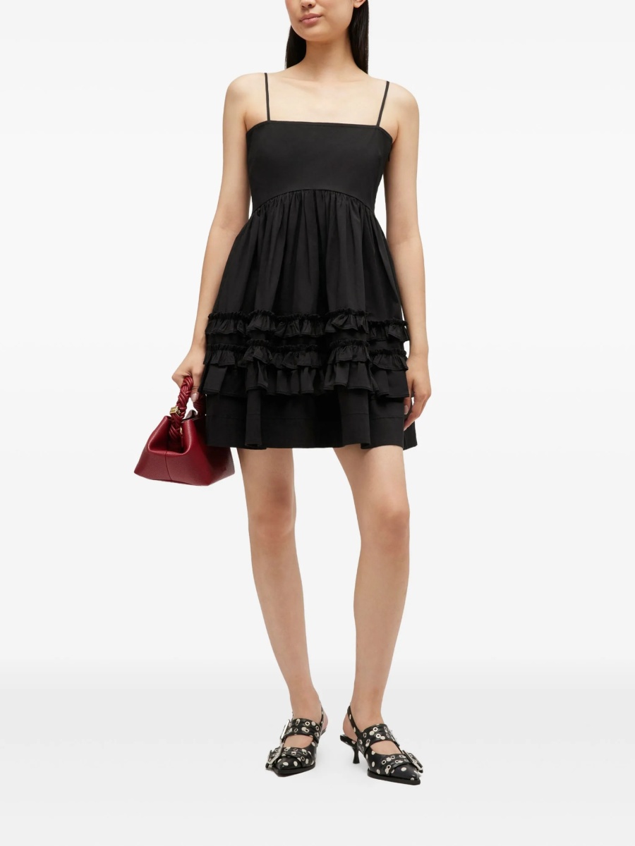 Rochie de zi Ganni neagra - Img 2