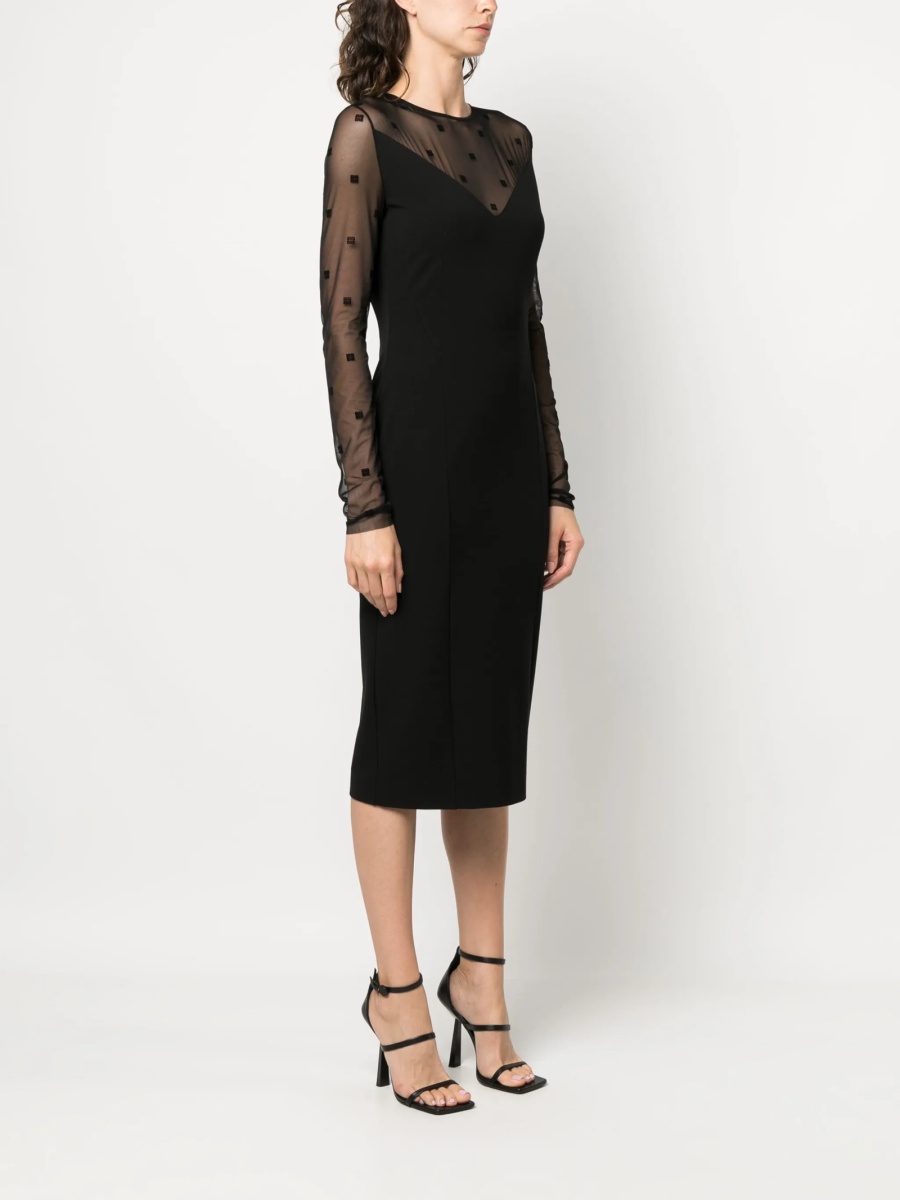 Rochie de zi Givenchy neagra - Img 3