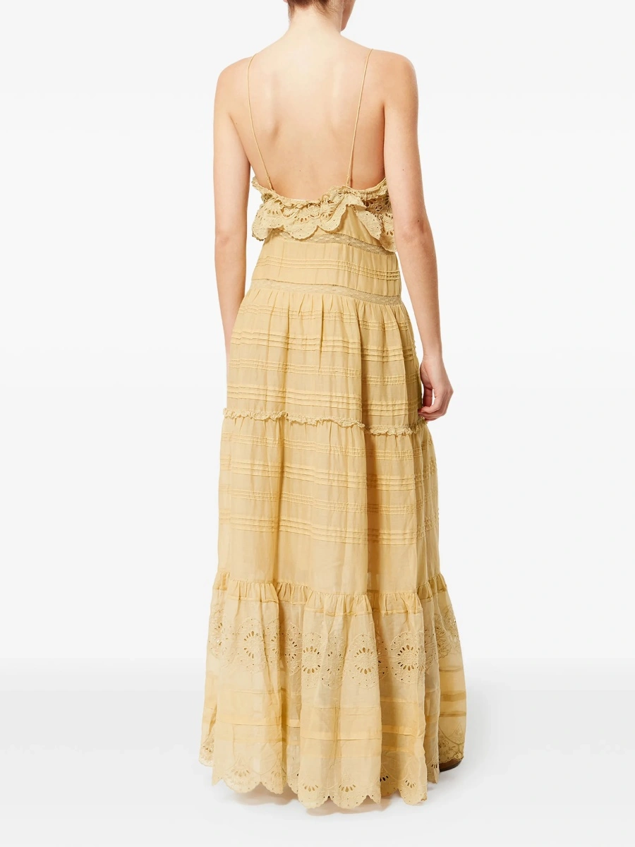 Rochie de zi ISABEL MARANT ETOILE neutra - Img 3