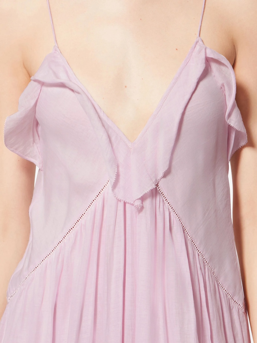 Rochie de zi ISABEL MARANT ETOILE roz - Img 5