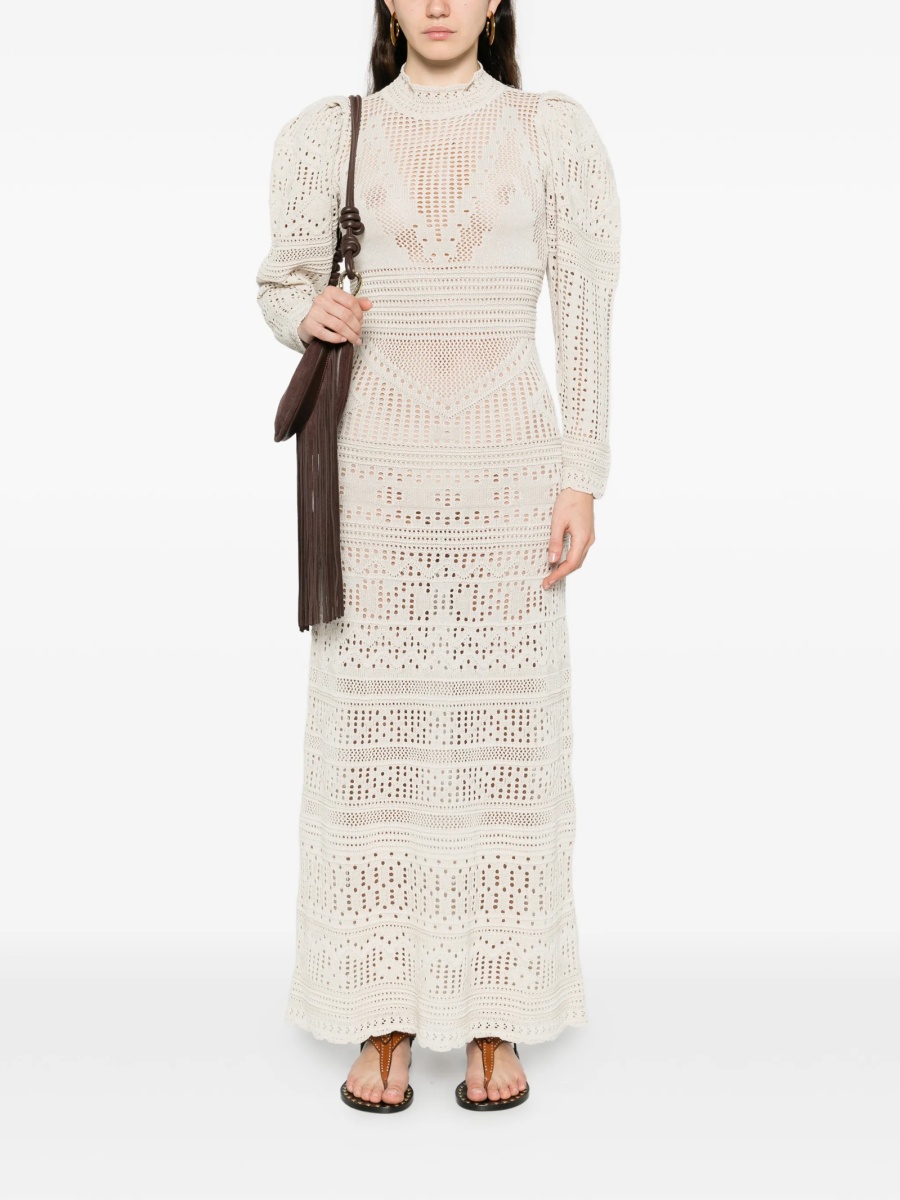 Rochie de zi Isabel Marant neutra - Img 2