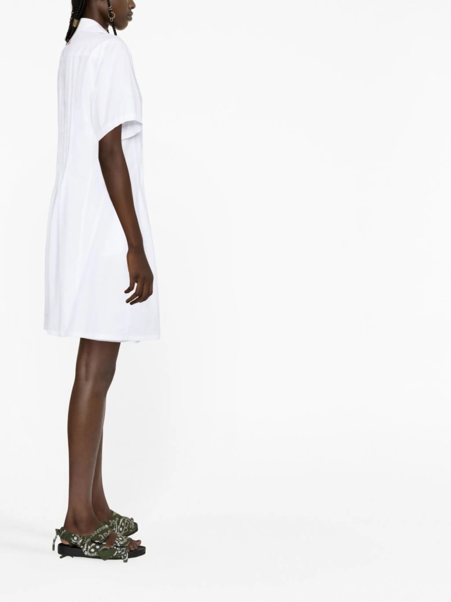 Rochie de zi Kenzo alba din bumbac - Img 4
