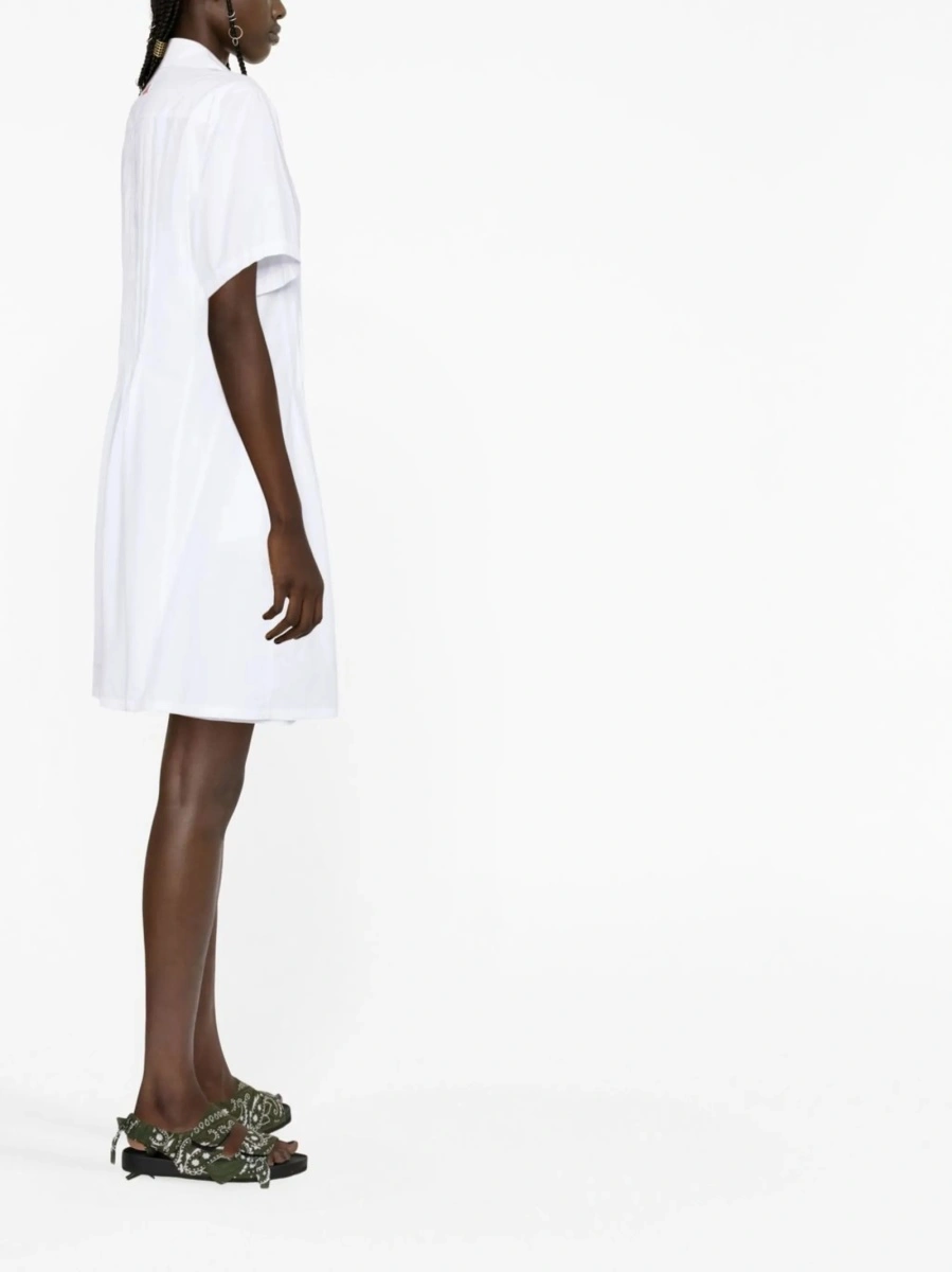 Rochie de zi Kenzo alba din bumbac - Img 4