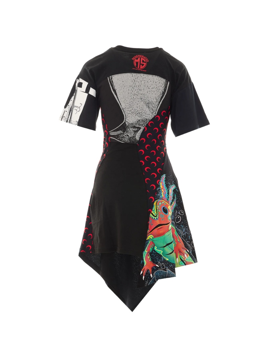 Rochie de zi MARINE SERRE crescent moon neagra - Img 2