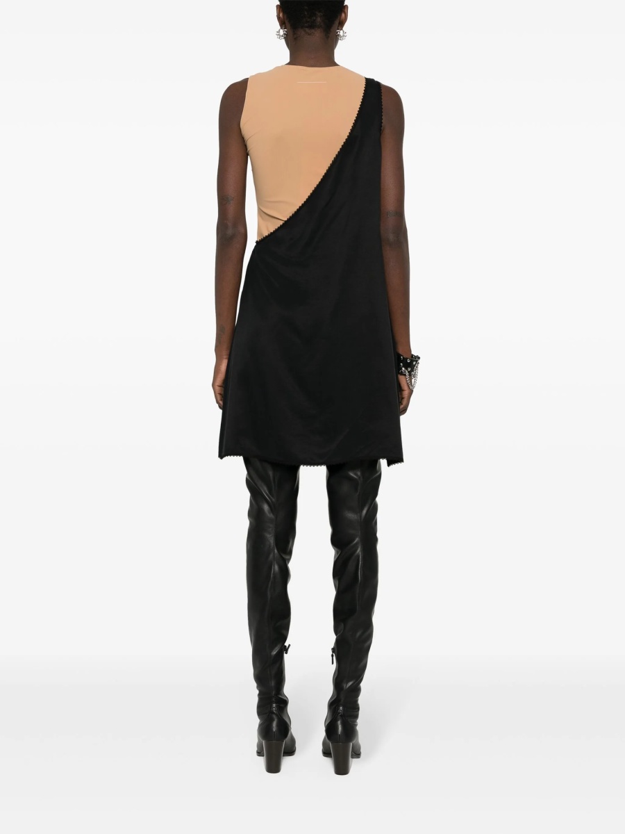 Rochie de zi MM6 Maison Margiela neagra - Img 4