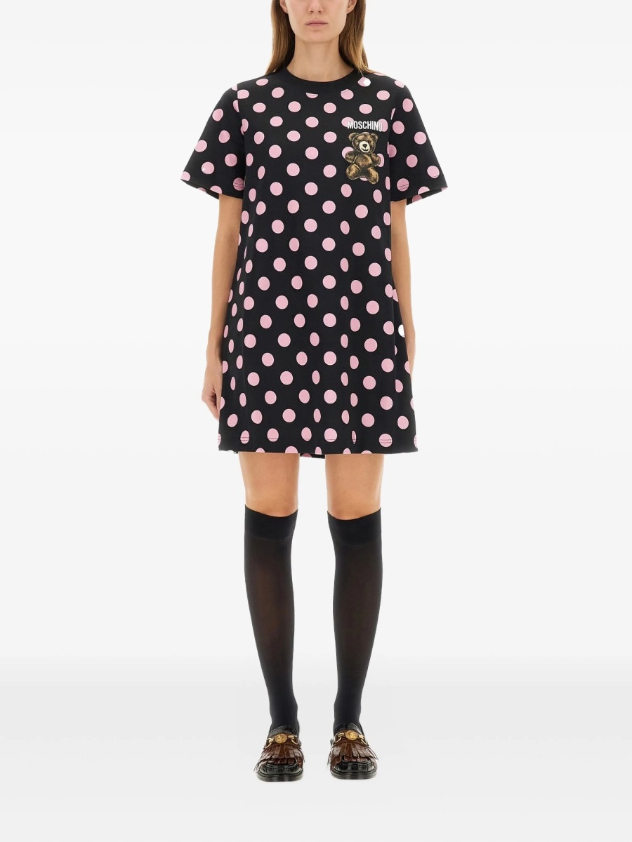 Rochie de zi Moschino neagra - Img 2