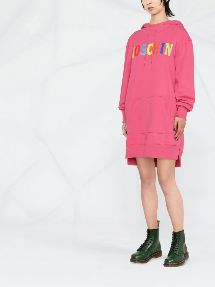 Rochie de zi Moschino roz - Img 3