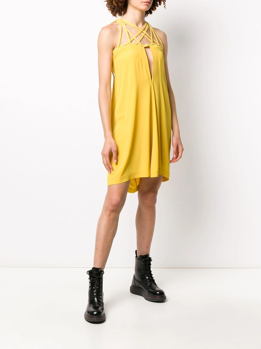 Rochie de zi Rick Owens galbena - Img 3