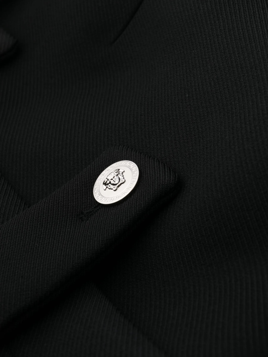 Rochie de zi Versace neagra din polyester - Img 5