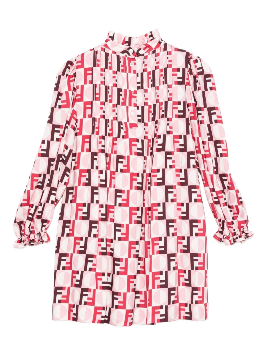 Rochie eleganta Fendi roz - Img 2
