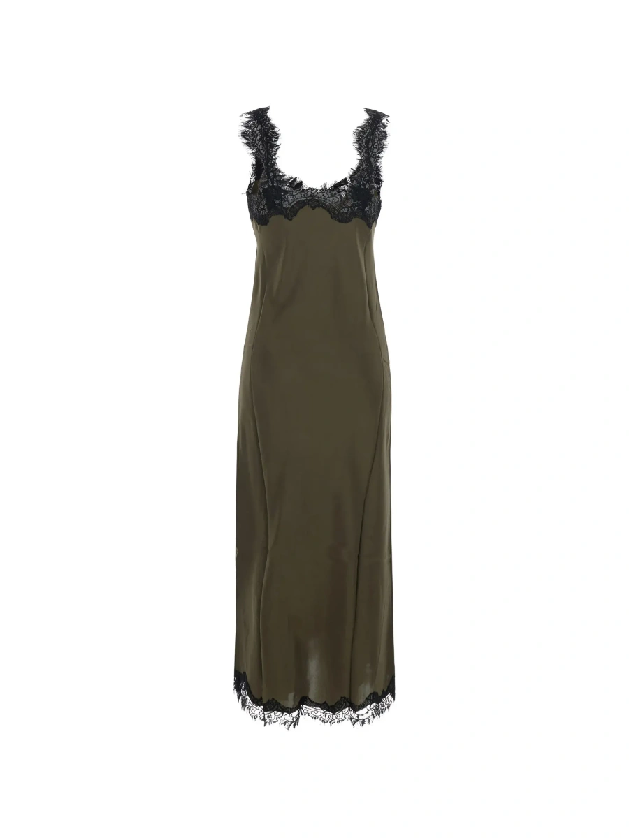 Rochie lunga GOLD HAWK verde - Img 4