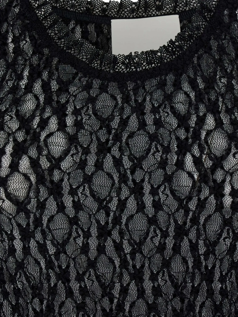 Rochie lunga Isabel Marant neagra din bumbac - Img 5