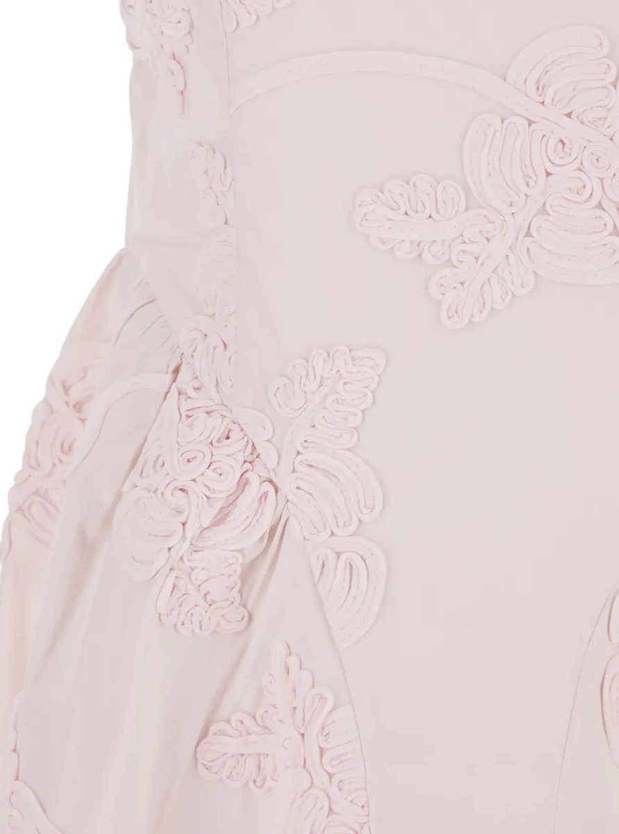 Rochie lunga ROTATE Birger Christensen roz - Img 3