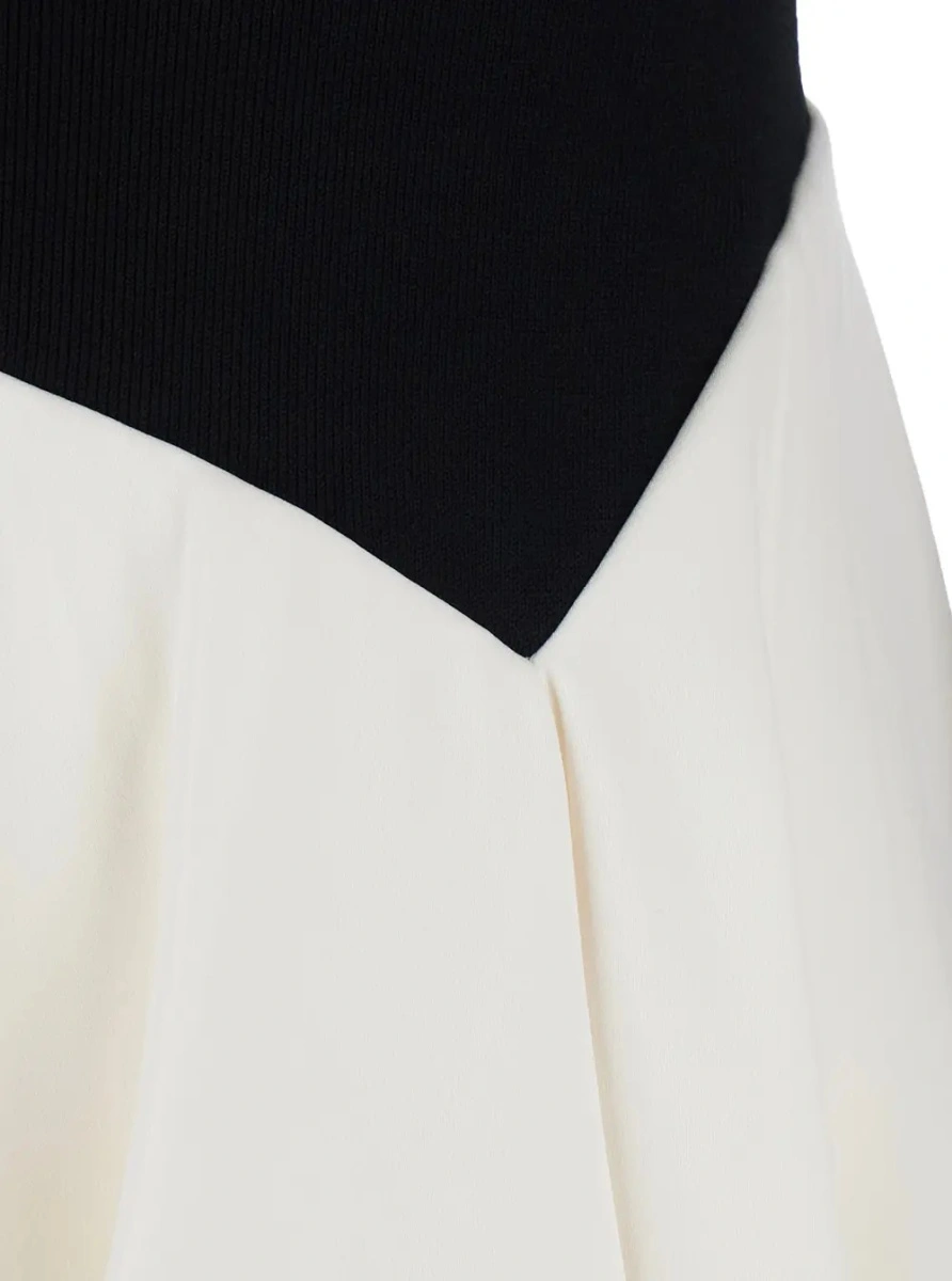 Rochie lunga SIMKHAI neagra din lana - Img 3