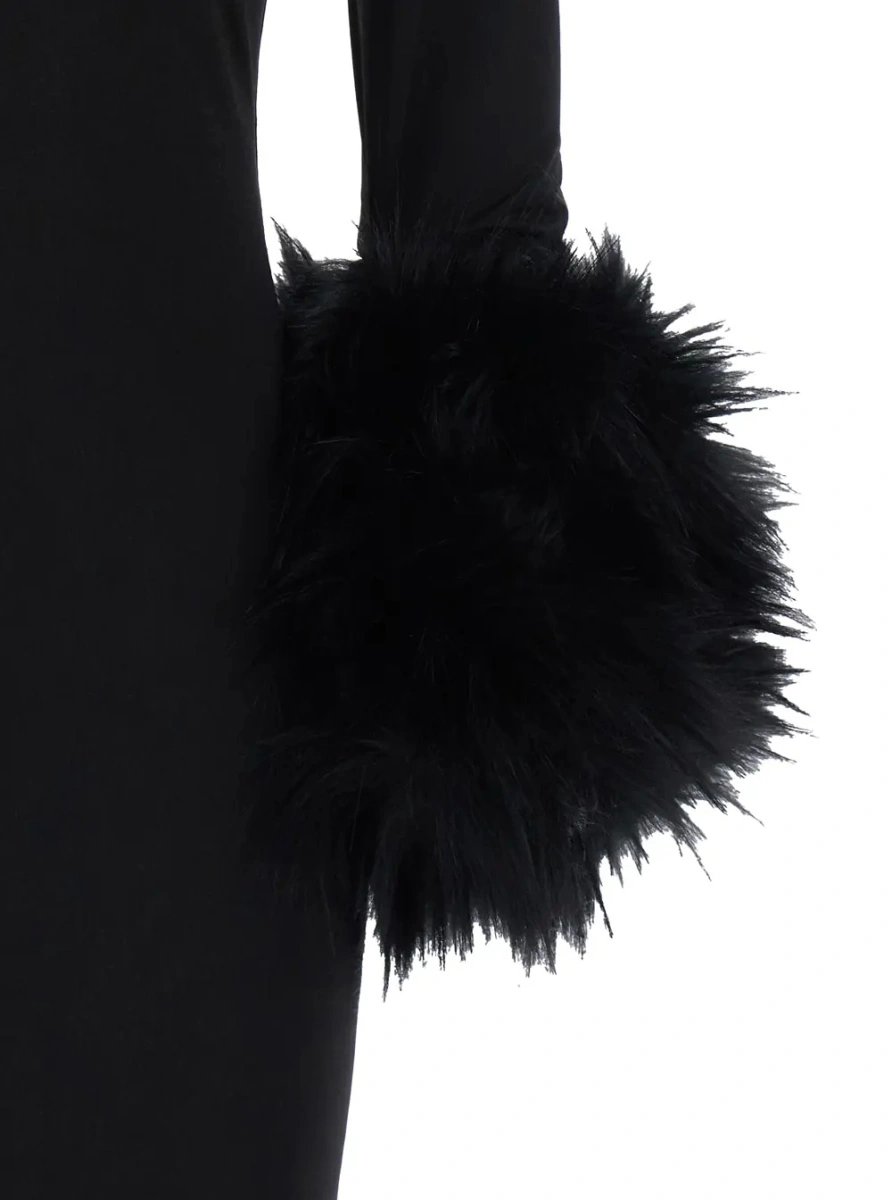 Rochie lunga THE ANDAMANE neagra - Img 3