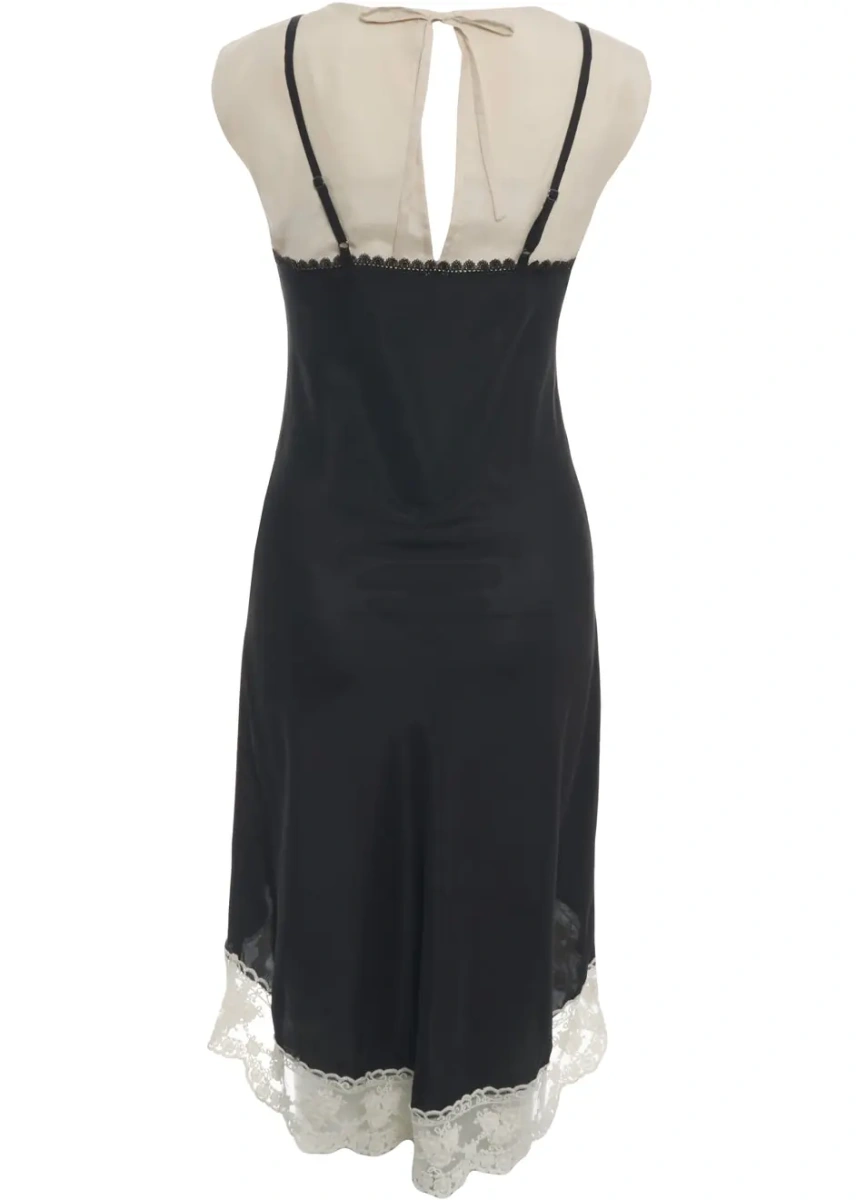 Rochie lunga THE GARMENT neagra 'Darling Slip' - Img 2