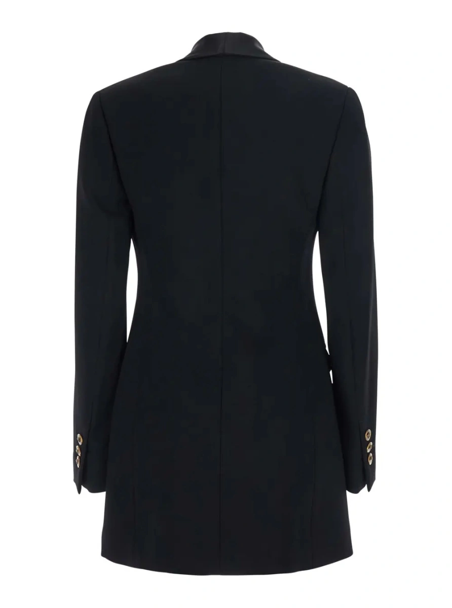 Rochie Versace neagra din lana - Img 2